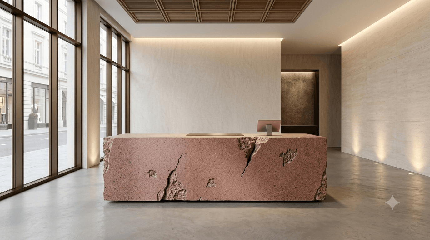 Reception desk — concept visualisation