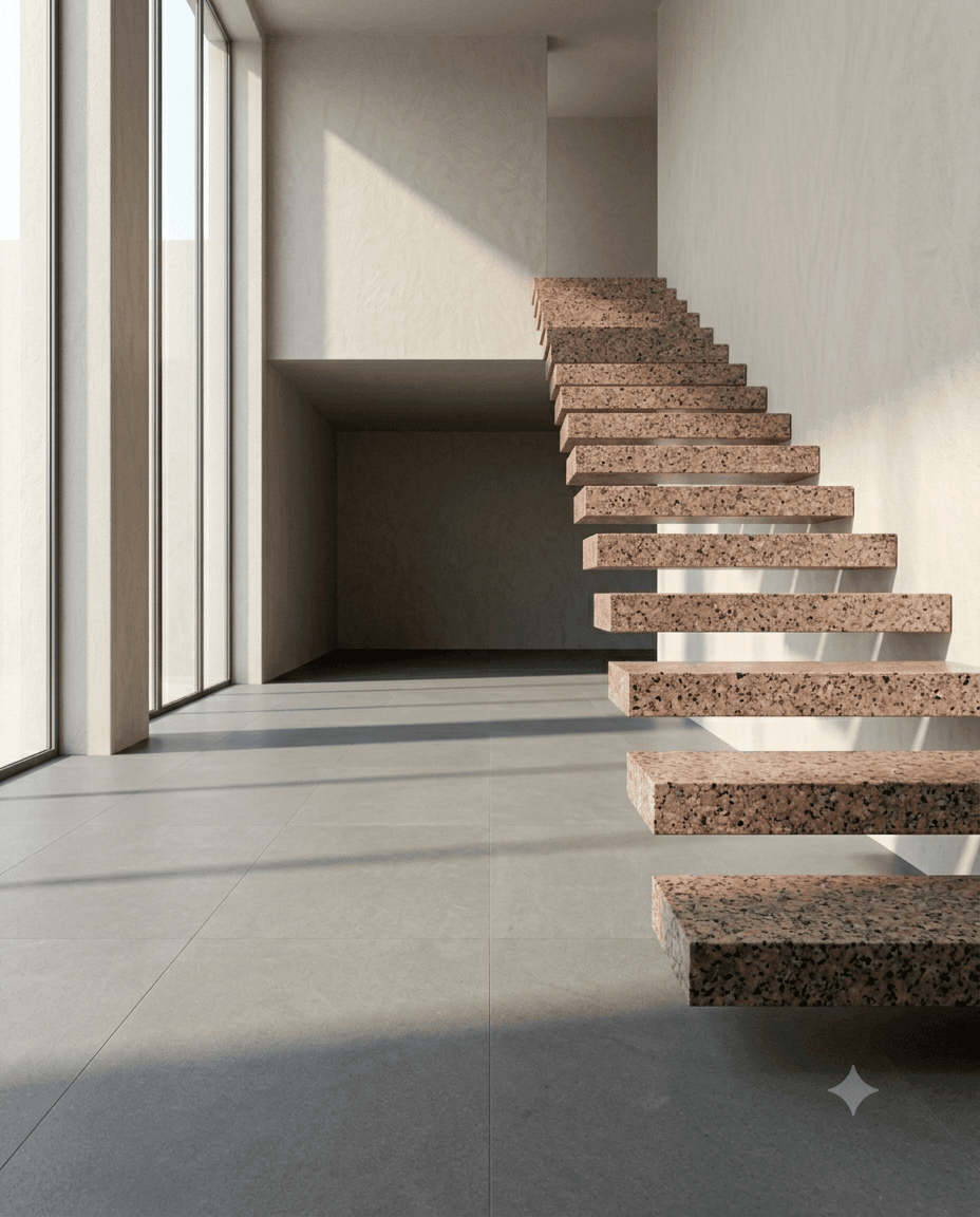 Floating staircase — concept visualisation